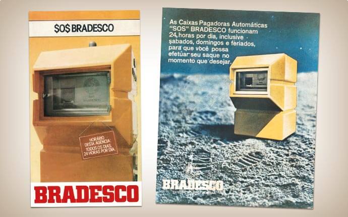 $O$ Bradesco – Máquina pagadora automática