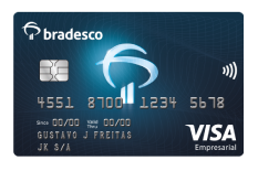 Cartão de Crédito Bradesco Empresarial Visa