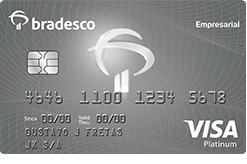 Cartão de Crédito Bradesco Empresarial Visa Platinum